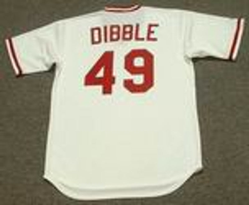 Cincinnati Reds Rob Dibble Cooperstown MLB jersey front view