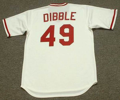 Cincinnati Reds Rob Dibble Cooperstown MLB jersey front view