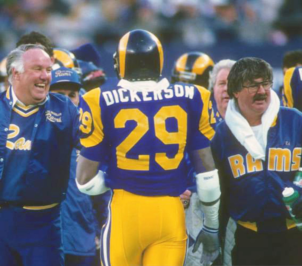 Los Angeles Rams Eric Dickerson NFL jersey front view
