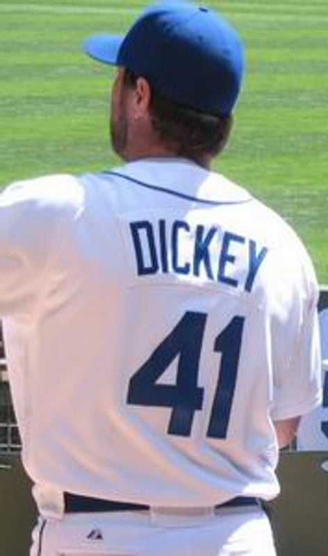 Seattle Mariners Ra Dickey MLB jersey front view