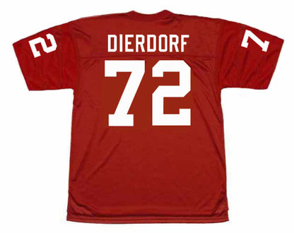 Dan Dierdorf St Louis Cardinals 1978 Throwback Nfl Football Jersey jersey front view