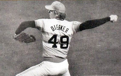 Houston Astros Larry Dierker Cooperstown MLB jersey front view