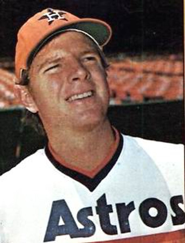 Houston Astros Larry Dierker 1970s Cooperstown MLB jersey front view