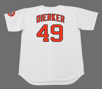 Houston Astros Larry Dierker MLB jersey front view