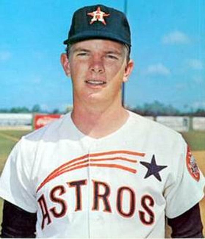 Houston Astros Larry Dierker 1960s Cooperstown MLB jersey front view