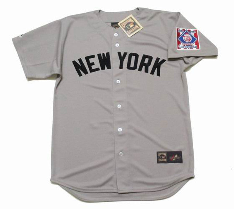 New York Yankees Lou Gehrig Cooperstown MLB jersey front view