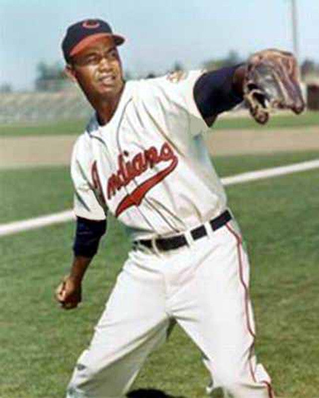 Cleveland Indians Larry Doby Cooperstown MLB jersey front view