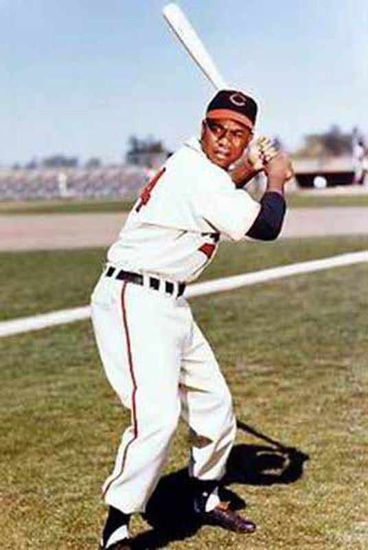 Cleveland Indians Larry Doby Cooperstown MLB jersey front view
