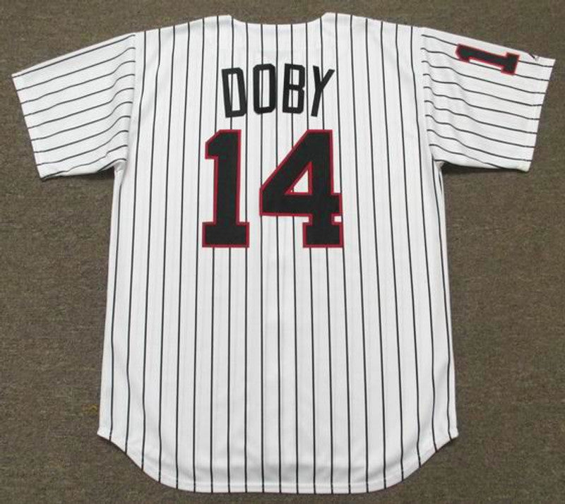 Chicago White Sox Larry Doby 1950s Cooperstown MLB jersey front view