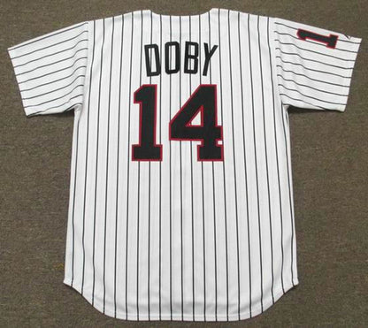 Chicago White Sox Larry Doby 1950s Cooperstown MLB jersey front view