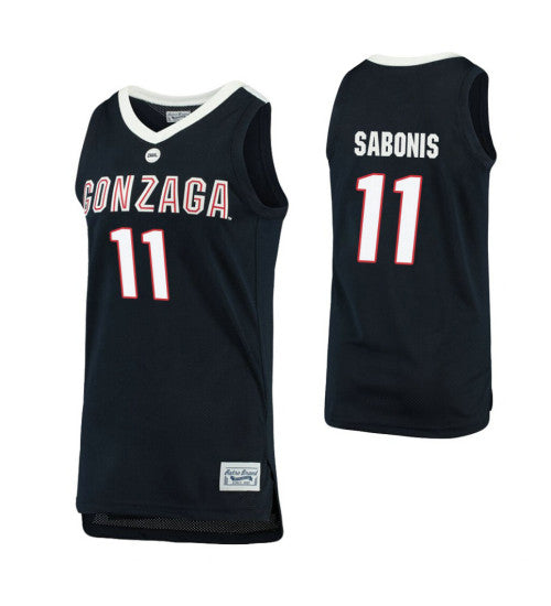 Gonzaga Bulldogs 11 Domantas Sabonis Navy College Basketball Jersey | Stitched Jersey RTJS 4378