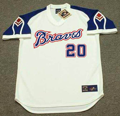 Atlanta Braves Josh Donaldson 1970s MLB jersey front view
