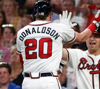 Atlanta Braves Josh Donaldson MLB jersey front view