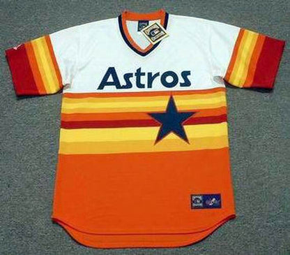 Houston Astros Bill Doran 1980s MLB jersey front view