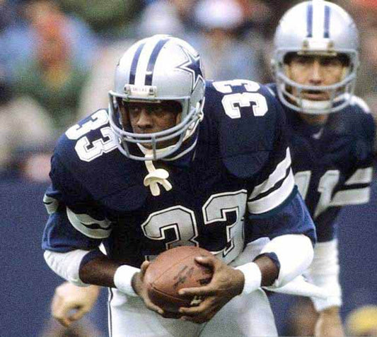 Dallas Cowboys 1980s Name Number NFL jersey front view