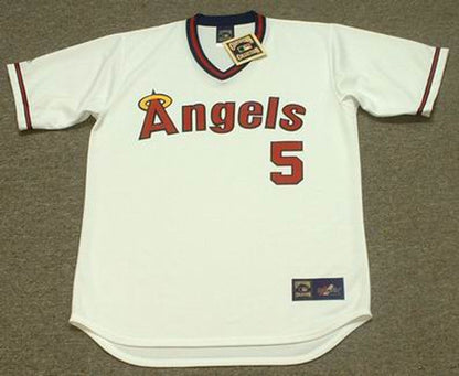 Brian Downing California Angels 1982 Cooperstown Throwback Baseball Jersey jersey front view