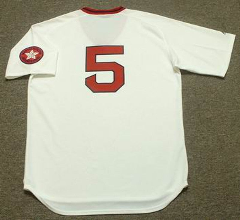 Boston Red Sox Denny Doyle Cooperstown MLB jersey front view