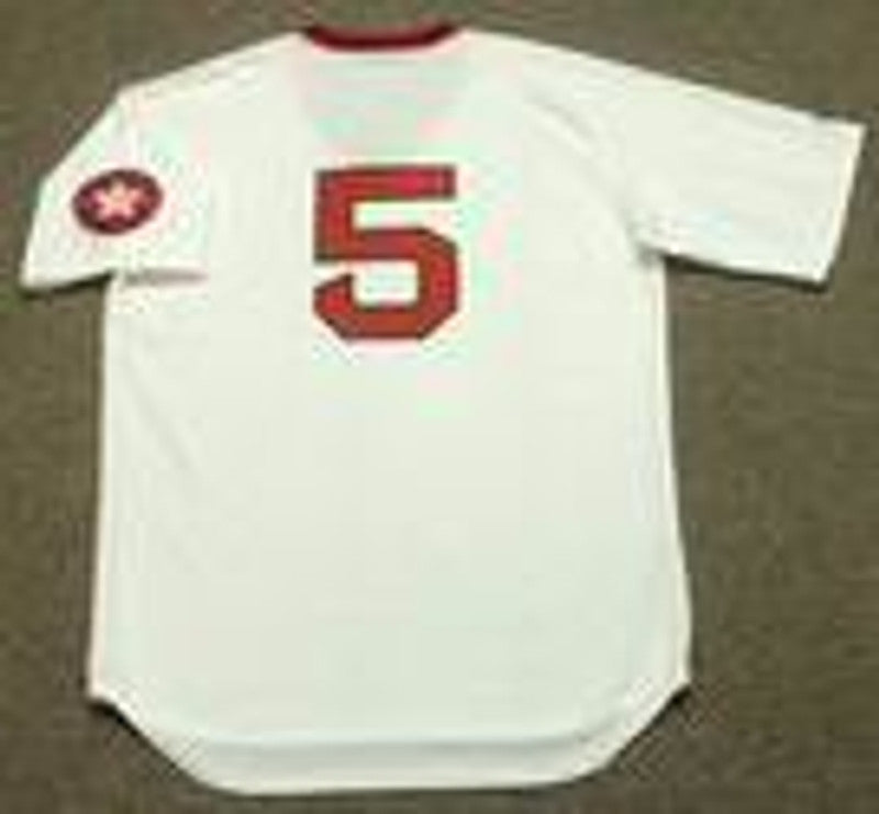 Boston Red Sox Denny Doyle Cooperstown MLB jersey front view