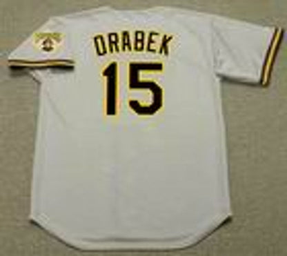 Pittsburgh Pirates Doug Drabek MLB jersey front view