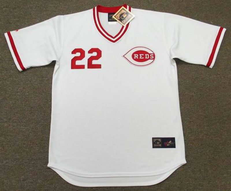Cincinnati Reds Dan Driessen Cooperstown MLB jersey front view
