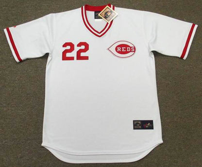 Cincinnati Reds Dan Driessen Cooperstown MLB jersey front view