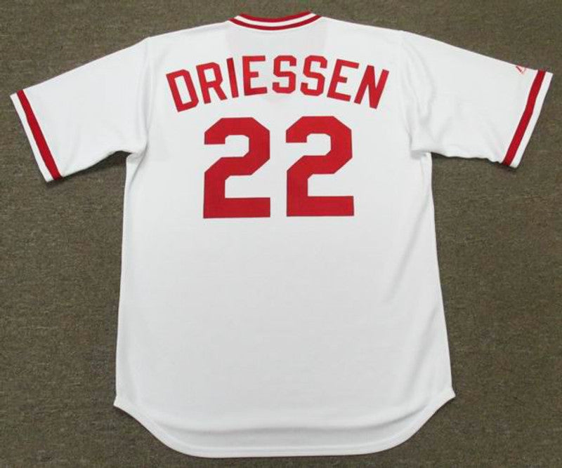 Cincinnati Reds Dan Driessen Cooperstown MLB jersey front view