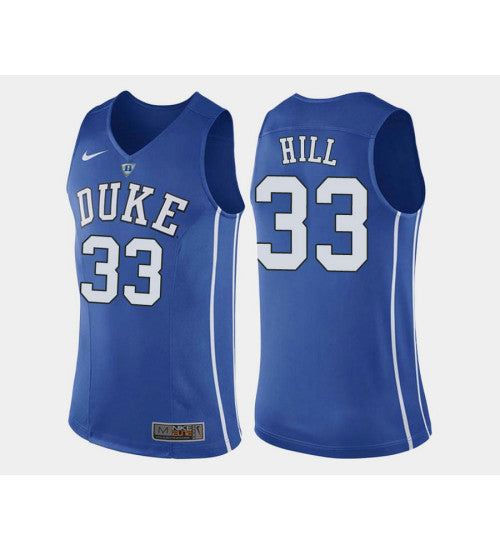 Duke Blue Devils 33 Grant Hill Blue Home College Basketball Jersey stitched basketball jersey for game day fanwear