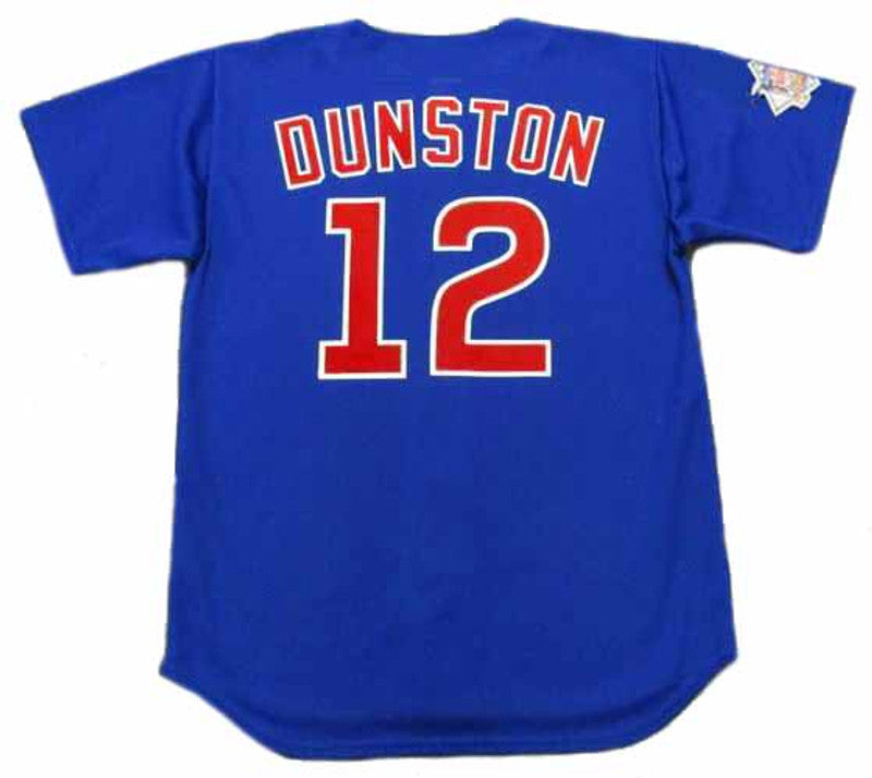 Chicago Cubs Shawon Dunston MLB jersey front view