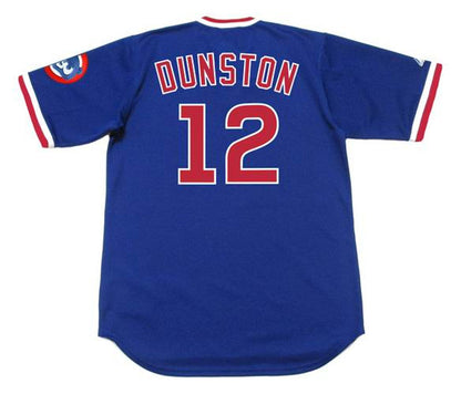 Chicago Cubs Shawon Dunston Cooperstown MLB jersey front view