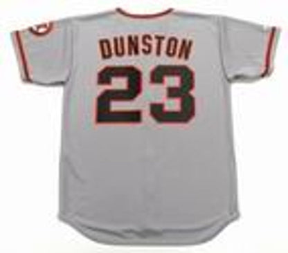 San Francisco Giants Shawon Dunston MLB jersey front view