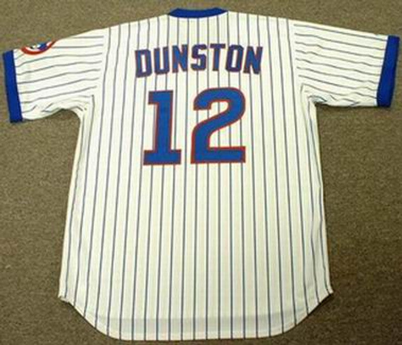 Chicago Cubs Shawon Dunston Cooperstown MLB jersey front view