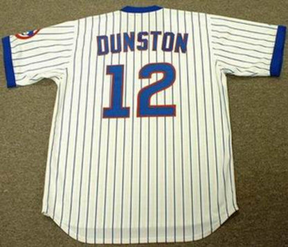 Chicago Cubs Shawon Dunston Cooperstown MLB jersey front view