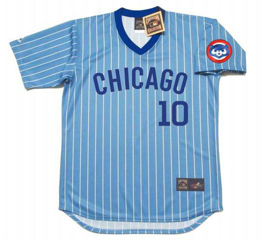 Chicago Cubs Leon Durham MLB jersey front view