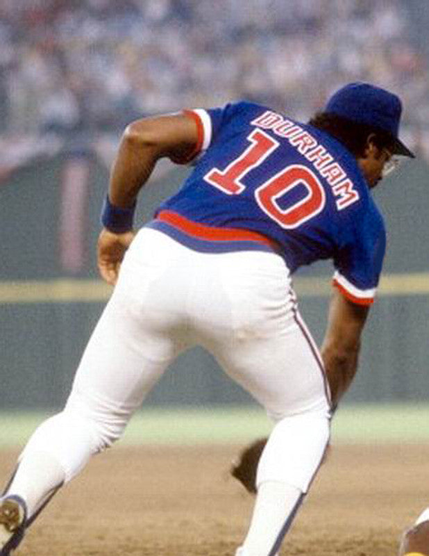 Chicago Cubs Leon Durham Cooperstown MLB jersey front view
