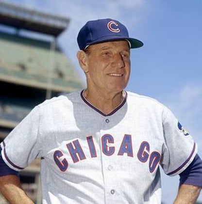 Chicago Cubs Leo Durocher Cooperstown MLB jersey front view