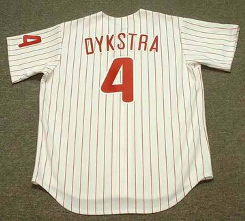 Philadelphia Phillies Lenny Dykstra MLB jersey front view