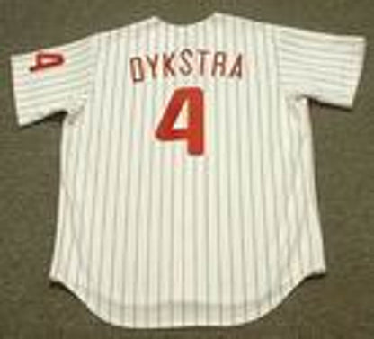 Philadelphia Phillies Lenny Dykstra MLB jersey front view