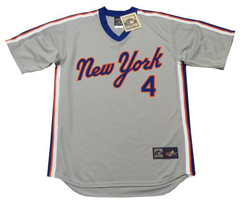 New York Mets Lenny Dykstra Cooperstown MLB jersey front view