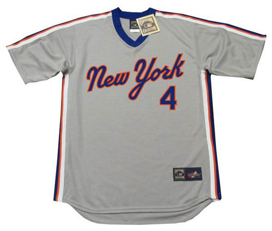 New York Mets Lenny Dykstra Cooperstown MLB jersey front view