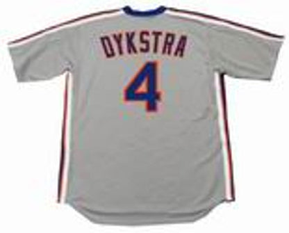 New York Mets Lenny Dykstra Cooperstown MLB jersey front view