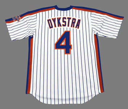 New York Mets Lenny Dykstra Cooperstown MLB jersey front view