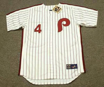 Philadelphia Phillies Lenny Dykstra Cooperstown MLB jersey front view