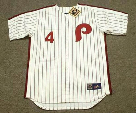 Philadelphia Phillies Lenny Dykstra Cooperstown MLB jersey front view