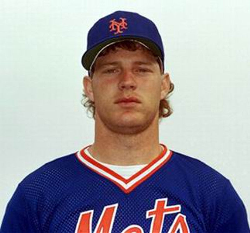 New York Mets Lenny Dykstra Cooperstown St Pattys MLB jersey front view