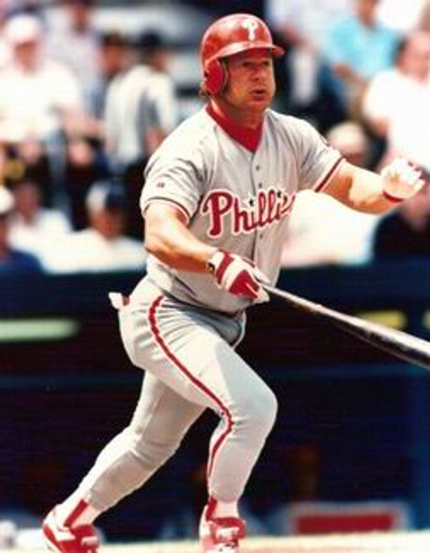 Philadelphia Phillies Lenny Dykstra MLB jersey front view