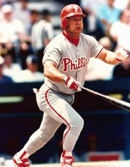Philadelphia Phillies Lenny Dykstra MLB jersey front view