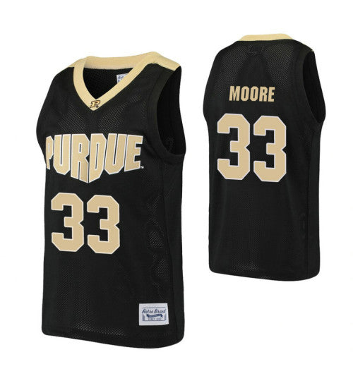 Purdue Boilermakers 33 Etwaun Moore Alumni College Basketball Jersey Black | Stitched Jersey RTJS 7349