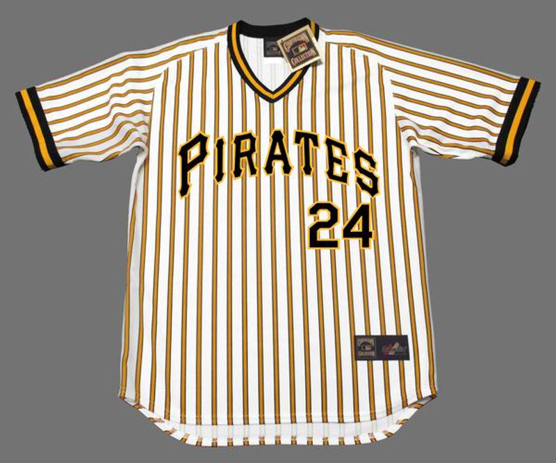 Pittsburgh Pirates Mike Easler Cooperstown MLB jersey front view
