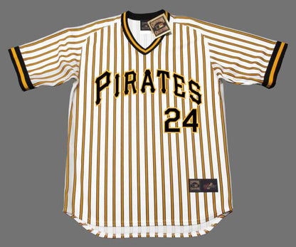 Pittsburgh Pirates Mike Easler Cooperstown MLB jersey front view