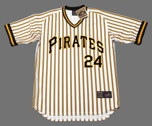 Pittsburgh Pirates Mike Easler Cooperstown MLB jersey front view